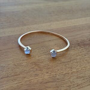 Kendra Scott rose gold/ light purple stone bracelet / bangle